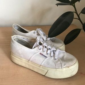 Superga platform tennies